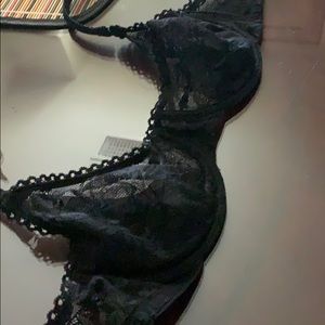 Beautiful black lace bra